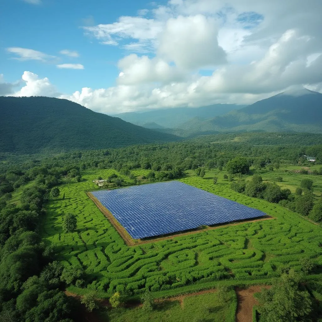 Instalación solar en Antioquia